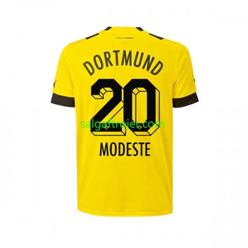 Borussia Dortmund Anthony Modeste 20 Fodboldtrøjer Hjemmebanesæt 2022/23 Kort ærmer Borussia Dortmund Anthony Modeste 20 Fodboldtrøjer Hjemmebanesæt 2022/23 Kort ærmer
